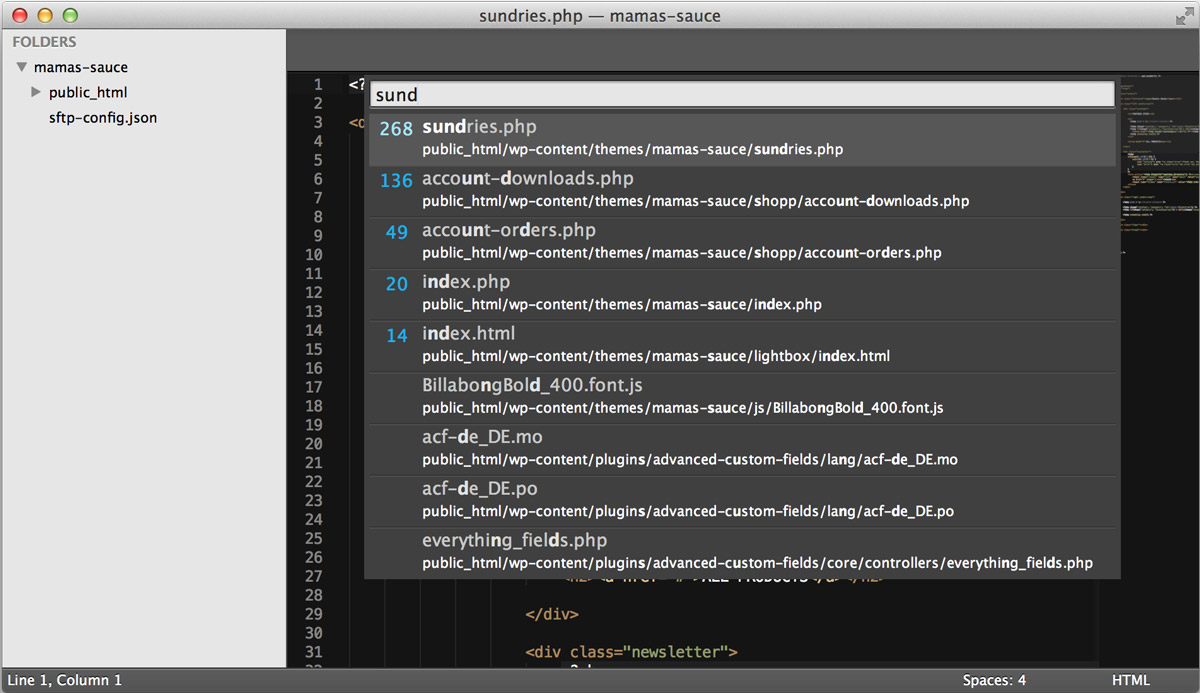 Sublime Text 2 Editor
